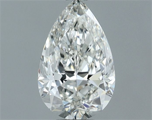Picture of Natural Diamond 0.50 Carats, Pear with  Cut, H Color, VS1 Clarity and Certified by IGI