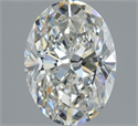 Natural Diamond 1.18 Carats, Oval with  Cut, J Color, VVS2 Clarity and Certified by GIA