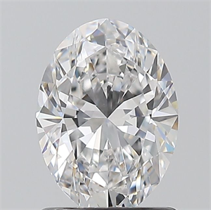 Picture of Natural Diamond 1.00 Carats, Oval with  Cut, D Color, VVS2 Clarity and Certified by GIA