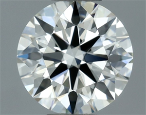 Picture of Natural Diamond 0.70 Carats, Round with Excellent Cut, J Color, FL Clarity and Certified by IGI