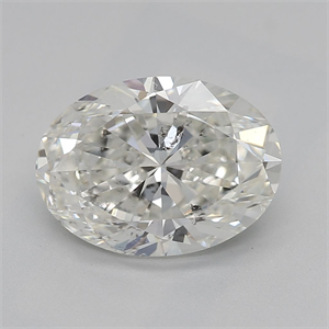 Picture of Natural Diamond 1.51 Carats, Oval with  Cut, I Color, SI2 Clarity and Certified by GIA