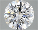 Lab Grown Diamond 3.06 Carats, Round with Ideal Cut, E Color, VS2 Clarity and Certified by IGI
