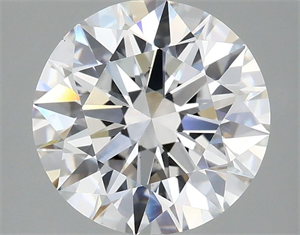 Picture of Lab Grown Diamond 3.06 Carats, Round with Ideal Cut, E Color, VS2 Clarity and Certified by IGI