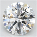 Lab Grown Diamond 3.91 Carats, Round with Excellent Cut, D Color, VVS1 Clarity and Certified by GIA