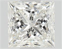 Natural Diamond 0.56 Carats, Princess with  Cut, I Color, VS2 Clarity and Certified by GIA