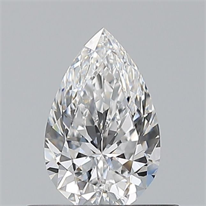 Foto Diamante Natural 0.50 quilates, De pera , Color D, claridad VVS2 y certificado GIA de