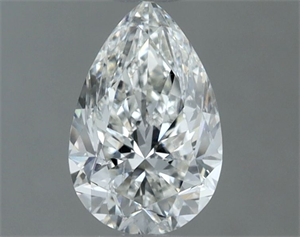 Foto Diamante Natural 0.70 quilates, De pera , Color H, claridad SI2 y certificado GIA de