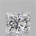 Natural Diamond 0.73 Carats, Princess with  Cut, E Color, VS1 Clarity and Certified by GIA