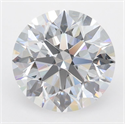 Lab Grown Diamond 2.53 Carats, Round with Ideal Cut, D Color, VVS1 Clarity and Certified by IGI