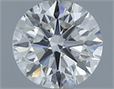 Natural Diamond 0.81 Carats, Round with Excellent Cut, F Color, VS1 Clarity and Certified by IGI