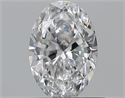Diamante Natural 0.50 quilates, Ovalado , Color D, claridad VVS1 y certificado GIA