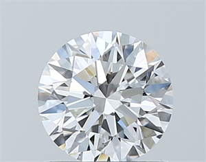 Picture of Natural Diamond 0.75 Carats, Round with Excellent Cut, E Color, VS2 Clarity and Certified by GIA