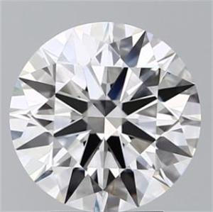 Picture of Lab Grown Diamond 3.45 Carats, Round with Ideal Cut, E Color, VS1 Clarity and Certified by IGI