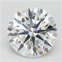 Del inventario de diamantes de laboratorio, 2.59 quilates, Redondo , Color D, claridad IF y certificado IGI