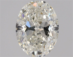 Foto Diamante Natural 0.70 quilates, Ovalado , Color J, claridad VVS1 y certificado GIA de