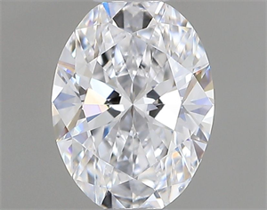 Picture of Natural Diamond 0.41 Carats, Oval with  Cut, D Color, VVS2 Clarity and Certified by GIA