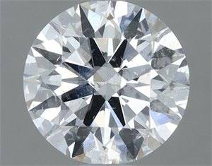 Picture of Natural Diamond 1.00 Carats, Round with Excellent Cut, E Color, I1 Clarity and Certified by GIA
