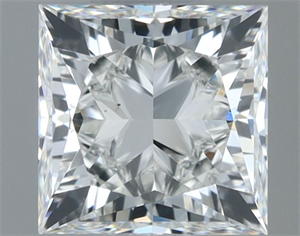 Picture of Natural Diamond 1.00 Carats, Princess with  Cut, G Color, VS1 Clarity and Certified by IGI