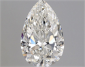 Natural Diamond 0.91 Carats, Pear with  Cut, G Color, VVS1 Clarity and Certified by GIA