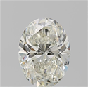Diamante Natural 1.50 quilates, Ovalado , Color J, claridad SI1 y certificado GIA
