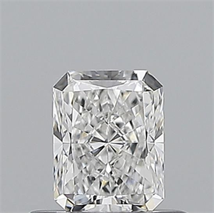 Picture of Natural Diamond 0.50 Carats, Radiant with  Cut, E Color, VS1 Clarity and Certified by GIA