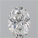 Natural Diamond 1.03 Carats, Oval with  Cut, F Color, SI1 Clarity and Certified by GIA