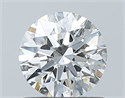 Natural Diamond 0.71 Carats, Round with Excellent Cut, G Color, SI2 Clarity and Certified by GIA