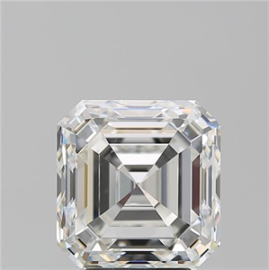Picture of Natural Diamond 5.06 Carats, Asscher with  Cut, H Color, VS2 Clarity and Certified by GIA
