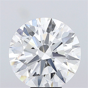 Picture of Lab Grown Diamond 9.09 Carats, Round with Ideal Cut, F Color, VVS2 Clarity and Certified by IGI
