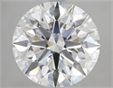 Natural Diamond 3.16 Carats, Round with Excellent Cut, D Color, VS1 Clarity and Certified by GIA
