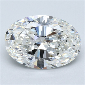 Foto Diamante Natural 3.01 quilates, Ovalado , Color G, claridad VS2 y certificado GIA de