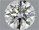 Diamante Natural 0.70 quilates, Redondo , Color J, claridad SI1 y certificado GIA