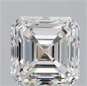 Natural Diamond 2.01 Carats, Asscher with  Cut, I Color, VS1 Clarity and Certified by GIA
