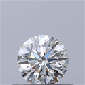 Diamante Natural 0.40 quilates, Redondo , Color F, claridad VVS1 y certificado GIA