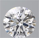 Lab Grown Diamond 3.08 Carats, Round with Ideal Cut, D Color, VS1 Clarity and Certified by IGI
