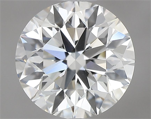 Picture of Natural Diamond 1.01 Carats, Round with Very Good Cut, J Color, VS1 Clarity and Certified by GIA