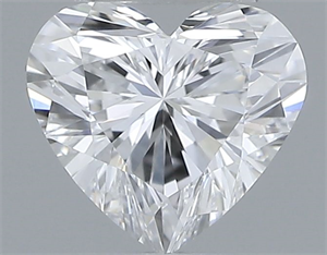 Foto Diamante Natural 0.32 quilates, Corazón , Color E, claridad VVS2 y certificado GIA de