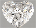 Natural Diamond 1.51 Carats, Heart with  Cut, E Color, SI1 Clarity and Certified by GIA