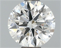 Lab Grown Diamond 1.07 Carats, Round with Excellent Cut, E Color, VVS2 Clarity and Certified by IGI