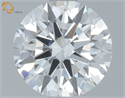 Lab Grown Diamond 1.03 Carats, Round with Ideal Cut, D Color, VVS2 Clarity and Certified by IGI