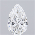 Natural Diamond 0.64 Carats, Pear with  Cut, E Color, VS1 Clarity and Certified by GIA