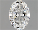 Natural Diamond 0.61 Carats, Oval with  Cut, E Color, VS2 Clarity and Certified by GIA