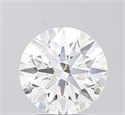 Lab Grown Diamond 2.53 Carats, Round with Ideal Cut, F Color, VS1 Clarity and Certified by IGI