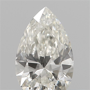 Picture of Natural Diamond 0.25 Carats, Pear with  Cut, H Color, VS1 Clarity and Certified by IGI