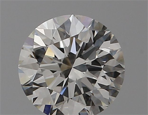 Picture of Natural Diamond 0.44 Carats, Round with Excellent Cut, H Color, VVS1 Clarity and Certified by GIA