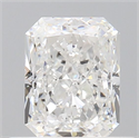 Natural Diamond 0.72 Carats, Radiant with  Cut, D Color, SI1 Clarity and Certified by GIA
