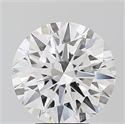 Del inventario de diamantes de laboratorio, 3.77 quilates, Redondo , Color E, claridad VVS2 y certificado IGI
