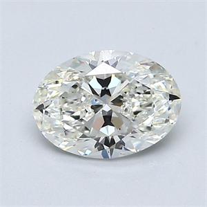 Picture of Natural Diamond 1.01 Carats, Oval with  Cut, I Color, VS1 Clarity and Certified by GIA