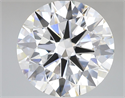 Lab Grown Diamond 7.04 Carats, Round with Ideal Cut, F Color, VVS2 Clarity and Certified by IGI