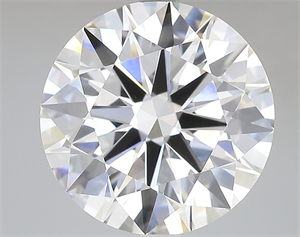 Picture of Lab Grown Diamond 7.04 Carats, Round with Ideal Cut, F Color, VVS2 Clarity and Certified by IGI